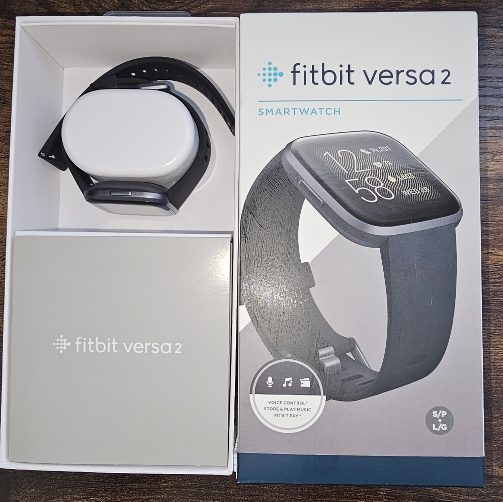 Fitbit Versa 2 Smart Watch Fitness Black